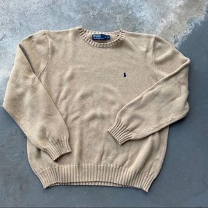 tan polo sweater